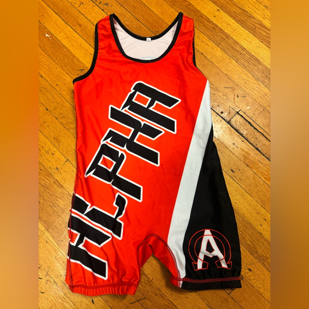 Alpha all stars wrestling singlet